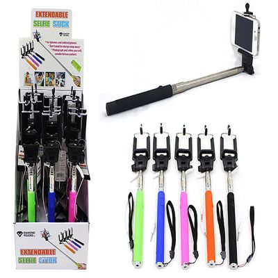 Diamond Visions 01-1476 Extendable Selfie Stick in Assorted Colors (1 Selfie Stick)