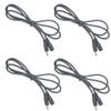 Litever Extension Cable 20 awg 3.3 ft, Designed for Litever LL-008 Series Under Cabinet Lights. 5.5mm x 2.1mm Plugs, Male to Female, for 5~24VDC LED Light Strips, CCTV; for Maximum 3A or Less view 1
