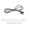 Litever Extension Cable 20 awg 3.3 ft, Designed for Litever LL-008 Series Under Cabinet Lights. 5.5mm x 2.1mm Plugs, Male to Female, for 5~24VDC LED Light Strips, CCTV; for Maximum 3A or Less view 2