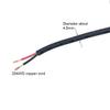 Litever Extension Cable 20 awg 3.3 ft, Designed for Litever LL-008 Series Under Cabinet Lights. 5.5mm x 2.1mm Plugs, Male to Female, for 5~24VDC LED Light Strips, CCTV; for Maximum 3A or Less view 4