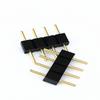 HUALAND 50pcs 10mm Black 4 Pin Pol Cable Connector Clutch Adapter 4 pin RGB LED Connector for RGB5050 3528 LED Strip Strip view 2