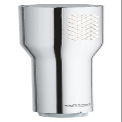 GROHE Vitalio Get Stick  Hand Shower 1 Spray Pattern (Water Saving 9.5 l/min Flow Limiter, Easy Clean Anti-Limescale System, Universal Mounting System), Plastic, Chrome, 27458000
