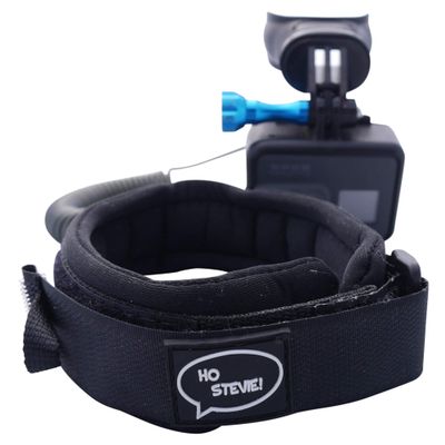 Ho Stevie! Armband Leash for GoPro Cameras and Mouth Mounts - Clear POV Video with Coiled Leash