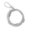 Safety Cable Lock 98''Long,Luggage Lock Safety Cable Lightweight Braided Stainless Steel Double Loop by Ovener view 3