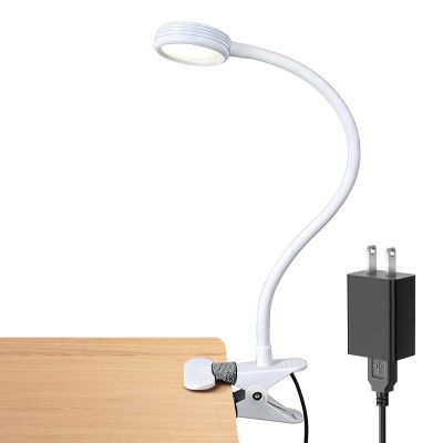 LEPOWER Clip on Light, Book Reading Lamp for Desk, Bed Headboard and Dorm