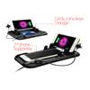 Car Phone Holder Stand Platform, Anti-Skipping Silicone Pad with Maganetic Charging Connector view 3