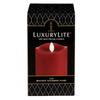Ganz - Red LED Wax Pillar Candle, 3x5 (LLWP1003) view 2