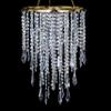 Sunli House Modern Mini Chandelier Shade,H12.9 X W8.66 Chandeliers Light Fixture Sparkling Decorations for Wedding Centerpiece Lampshade with Acrylic Jewel Droplets view 3