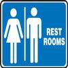 Accuform RESTROOMS (W/UNISEX GRAPHIC) (MRST516XT) view 1