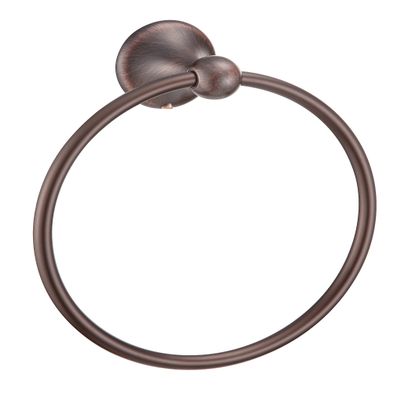 Hardware House H10-9802 Newport Collection Towel Ring, Oil Rubbed Bronze, Small