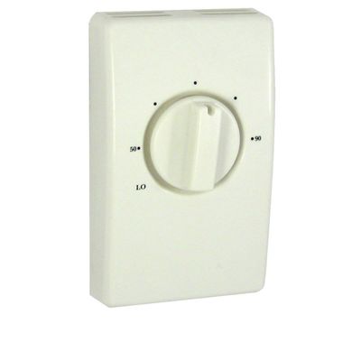 TPI D2022H10BA Series 2000 Double Pole Thermostat with Leads, White, 22 Amps