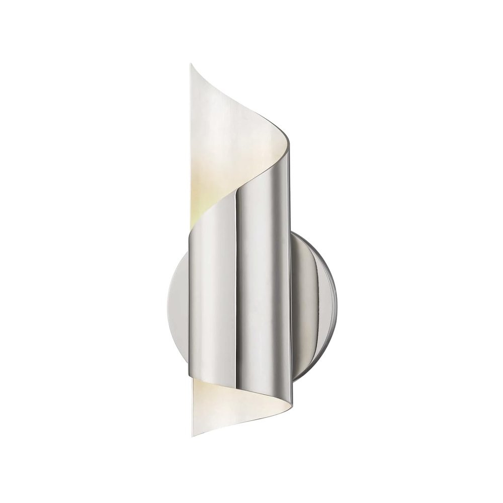 Mitzi H161101-PN Evie - 1 Light Wall Sconce 9.75 inches Tall and 4.75 inches Wide - Polished Nickel