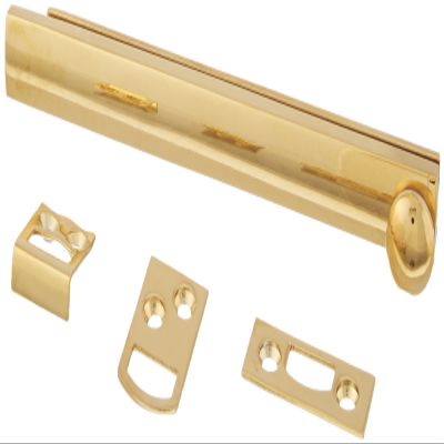 Deltana 6SBCS003 Hd Concealed Screw Solid Brass 6-Inch Surface Bolt