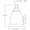 Speakman S-2005-HB-BC Hotel Anystream High Pressure 2.5 GPM Adjustable Shower Head, Brushed Chrome view 4