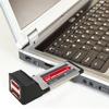 Coolgear Dual Port ExpressCard 34mm eSATA 3Gb/s 300Mbps SATA II Card RAID view 2