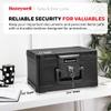 Honeywell Safes & Door Locks - Small Safe Box Chest for Home - Fireproof Safe Holds #10 Envelopes, USB Flash - Strong ABS Plastic - Document, Money Safe with Key Lock System - 0.15 CU, Black - 1101 view 3
