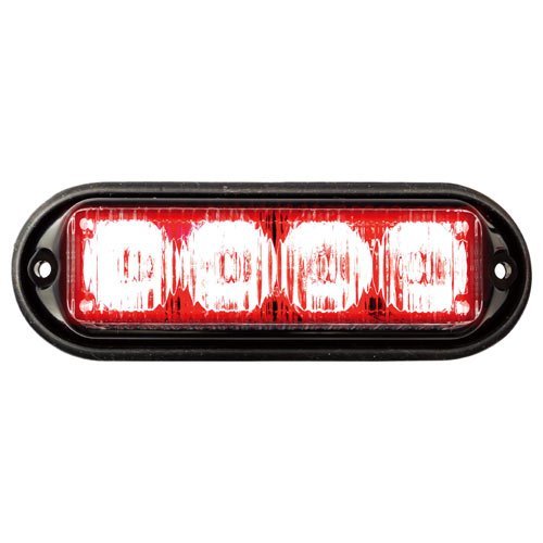 Seco-Larm Enforcer High-Intensity LED Strobe Light, 12VDC, Red (SL-1311-MA/R)