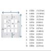 Networx Keystone Wall Plates (12 PORT, WHITE) view 3