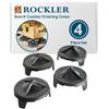 Rockler Bench Cookies Finishing Cones (4-Pack)  Fits Snugly Over Work Grippers for a Fail-Safe Project Finishing System - Cones Nest for Easy Storage - Router Accessories view 1