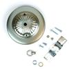Jandorf 60216 Canopy Kit: 5" Long Canopy with 7/16" Center Hole, Brushed Pewter view 1