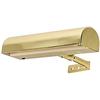 Cordless Remote Control LED Picture Shiny Polished Brass Finish, Compact 7 Wide view 1
