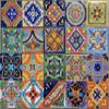Color y Tradicion 100 Mexican Tile Mix 4x4 view 1