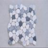 Interlocking Pebble Floor Tiles (5-Pack) Kitchen, Bathroom, and Patio Flooring | Indoor and Outdoor Use | Natural Jade Stones | Quick and Easy Grout Installation view 1