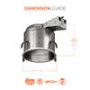 HALO H27 6 Shallow Recessed Lighting Housing for Residential & Commercial Remodel w/Socket Base, IC Rated, AIR-TITE - H27RICAT view 2