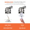 HALO H27 6 Shallow Recessed Lighting Housing for Residential & Commercial Remodel w/Socket Base, IC Rated, AIR-TITE - H27RICAT view 4