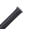100ft - 1/4 inch PET Expandable Braided Sleeving  Black  Alex Tech Braided Cable Sleeve view 1