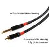 100ft - 1/4 inch PET Expandable Braided Sleeving  Black  Alex Tech Braided Cable Sleeve view 2