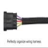 100ft - 1/4 inch PET Expandable Braided Sleeving  Black  Alex Tech Braided Cable Sleeve view 3