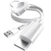 CTREEY 2-in-1 Fast Charging USB C to C Cable with Built in Apple Watch Charger for iPhone 17/16/15, iWatch Ultra 3/2/1 & Series 1-11, Vacation Camping Essentials, Portable for Samsung/Google, iPad view 1