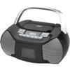 Naxa Electronics NPB-268 Portable CD/Cassette Boombox, Silver/Black view 4