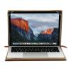 MOSISO Laptop Sleeve Case Compatible with MacBook Air 13 inch M4 A3240 M3 A3113 M2 A2681 M1 A2337 A2179 A1932 2025-2018/Pro 13 inch M2 M1 2025-2016, PU Leather Vintage Portfolio Cover, Brown view 2