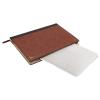 MOSISO Laptop Sleeve Case Compatible with MacBook Air 13 inch M4 A3240 M3 A3113 M2 A2681 M1 A2337 A2179 A1932 2025-2018/Pro 13 inch M2 M1 2025-2016, PU Leather Vintage Portfolio Cover, Brown view 3