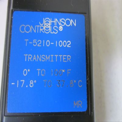 Johnson Controls T-5210-1002 Pneumatic Temp Transmitter, DA, 0 to 100 Degree F