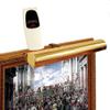 Cordless Remote Control LED Picture Shiny Polished Brass Finish, Compact 11  Wide with Dimmer Control & 5 Hours Automatic shutoff Switch view 1