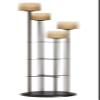 Lite Source Bess 71" High Dark Bronze 4-Light Torchiere Floor Lamp view 2