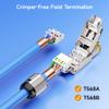Cable Matters 6-Pack Tool-Free 10Gbps Shielded Cat6A RJ45 Termination Plug view 2
