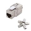 Cable Matters [UL Listed] 5-Pack 40Gbps Shielded RJ45 Cat 8, Cat8 Keystone Jack for Patch Panel, Wall Plate view 1