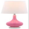 SAFAVIEH Lighting - Amy Mini 17.5-Inch Kids Table Lamp - Pink - Playful Gourd Silhouette Design - Ideal for Kids Room, Nursery, Bedroom - LED Bulb Included (KID4087P) view 1