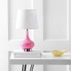 SAFAVIEH Lighting - Amy Mini 17.5-Inch Kids Table Lamp - Pink - Playful Gourd Silhouette Design - Ideal for Kids Room, Nursery, Bedroom - LED Bulb Included (KID4087P) view 2