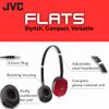 JVC Flats On-Ear Wired Headphones - Flat Foldable Design - 30mm Driver for Powerful Sound - Soft Ear-Pads for Comfort  Steel Headband - Lightweight & Portable - PC/Laptop/Gaming - 3.5mm Slim Plug view 2