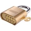 Master Lock 176-P416 Brass Combination Padlock (Keys sold separately) view 1