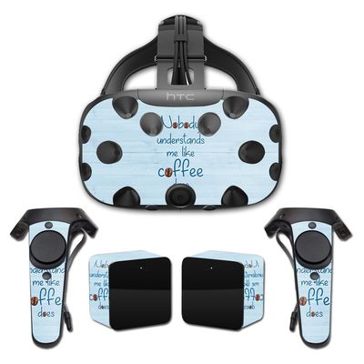 MightySkins Skin Compatible with HTC Vive Full Coverage - Coffee Understands Me | Protective, Durable, and Unique Vinyl Decal wrap Cover | Easy to Apply, Remove, and Change Styles | Made in The USA