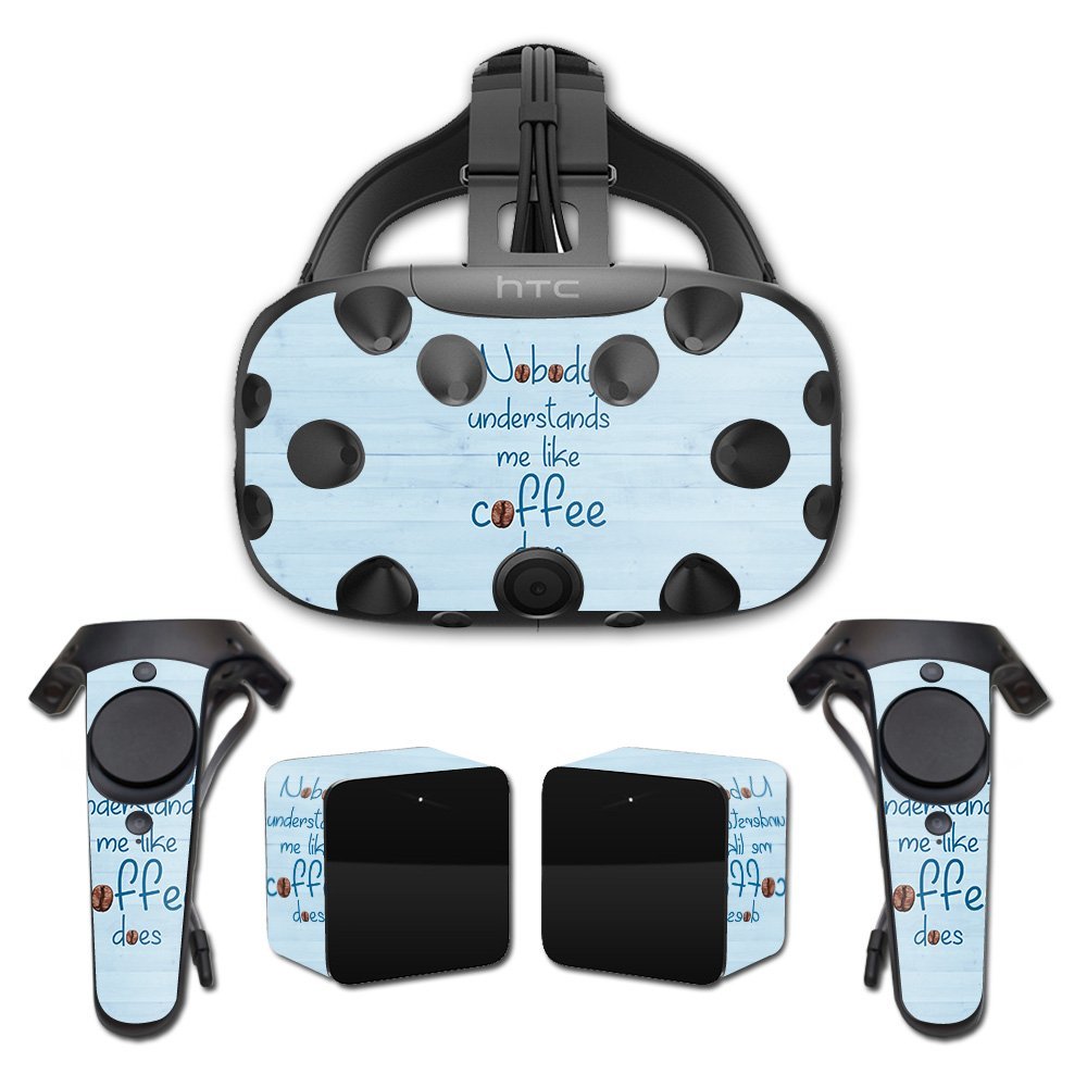 MightySkins Skin Compatible with HTC Vive Full Coverage - Coffee Understands Me | Protective, Durable, and Unique Vinyl Decal wrap Cover | Easy to Apply, Remove, and Change Styles | Made in The USA