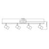 AFX Lighting Metro Ceiling/Wall Mount LED Fixed Track Fixture view 4