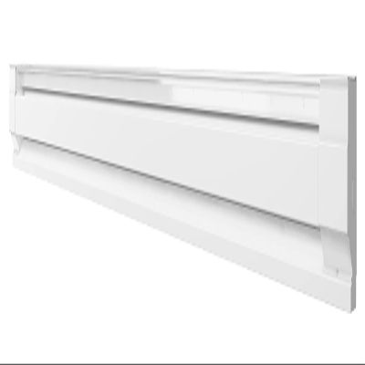 Cadet F Series 96" Electric Baseboard Heater (Model: 8F2500W, Part: 03360), 8530/6400 BTU, 240/208 Volt, 2500/1875 Watt, White