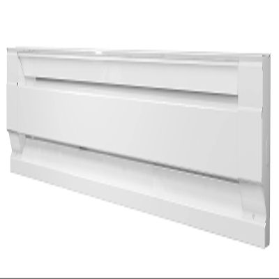 Cadet F Series 60" Electric Baseboard Heater (Model: 5F1250W Part: 09955), 4265/3200 BTU, 240/208 Volt, 1250/937 Watt, White